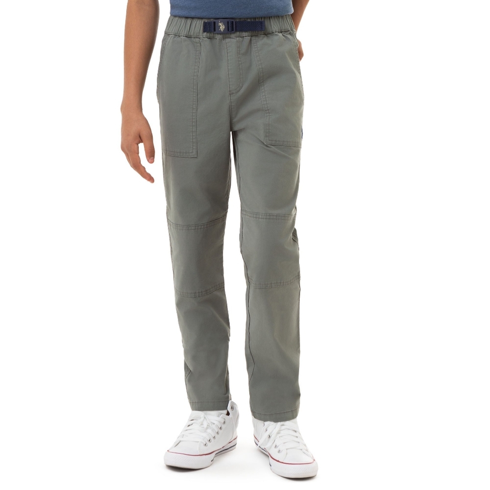 U.S. Polo Assn. Kids Green/Gray Casual Bottoms